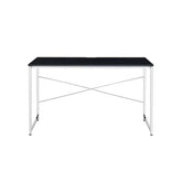 Tennos Black & Chrome Finish Writing Desk Model 93195 By ACME Furniture